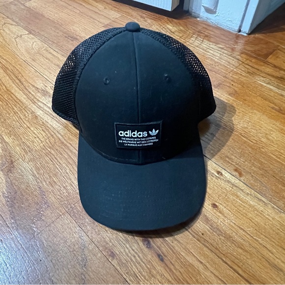 adidas Accessories - Adidas Originals Black Trucker Hat Mesh Snapback One Size Adjustable